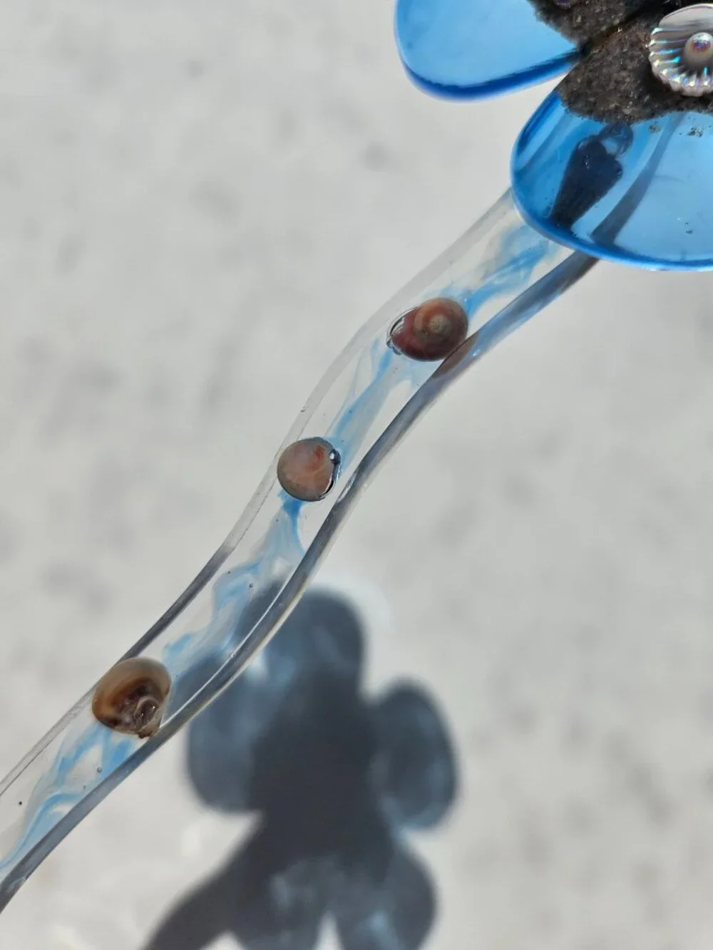 Handmade Hair Stick Beach Water Wet Sand Shells